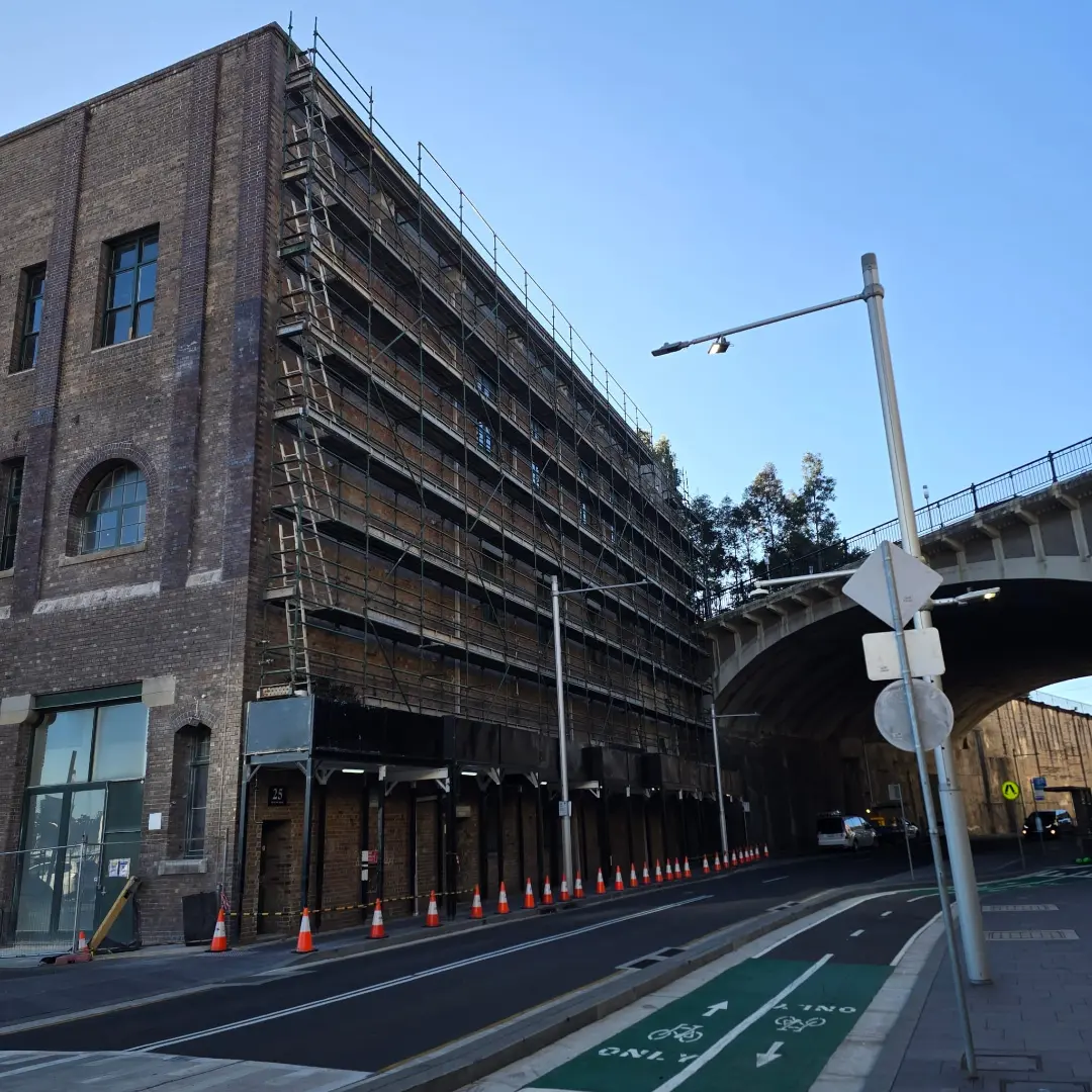 52 Hickson Street, Barangaroo — For Sydney Stone · Busy Sydney CBD environment