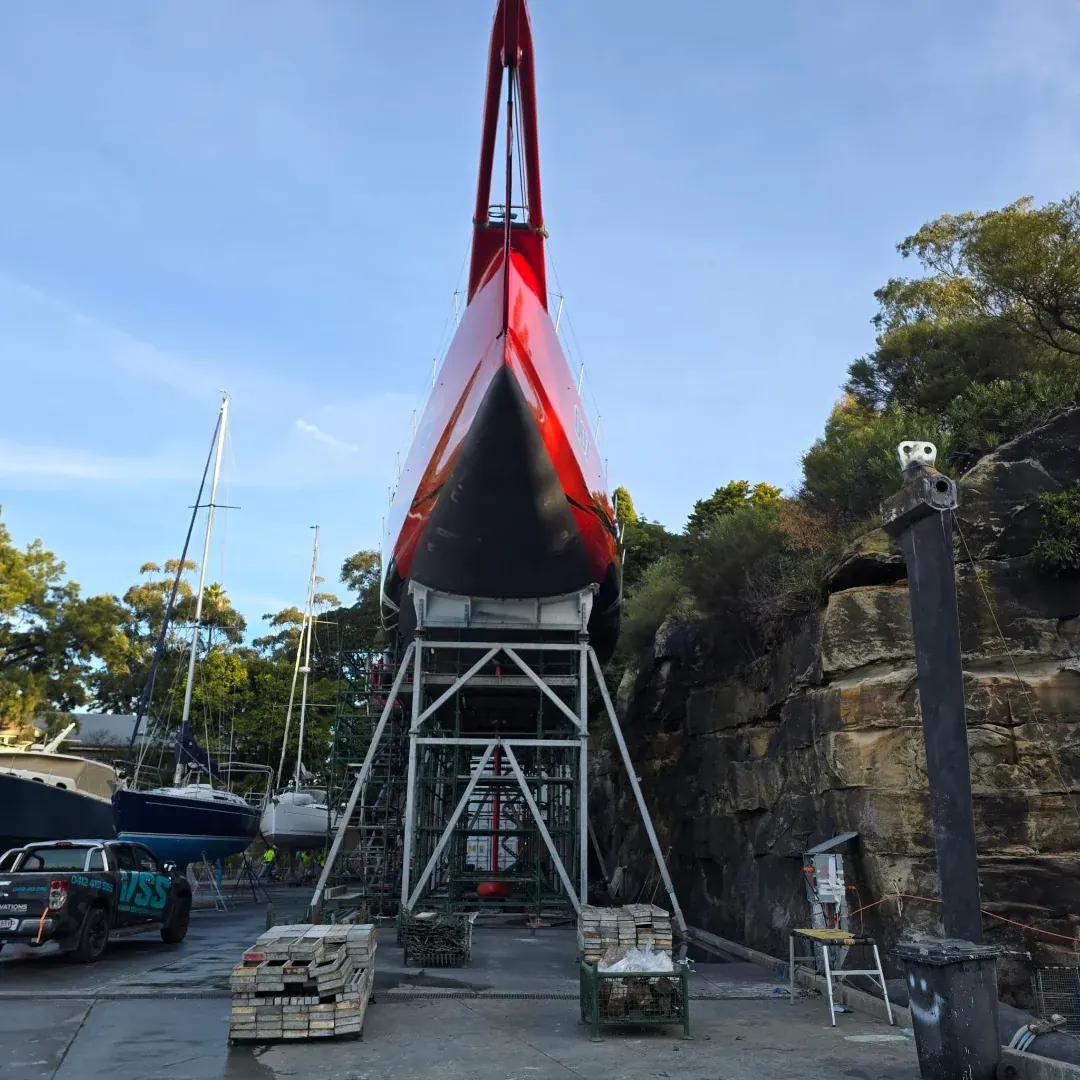 Comanche Racing Yacht — Sydney, NSW · Ahead of the Rolex Sydney to Hobart Yacht Race