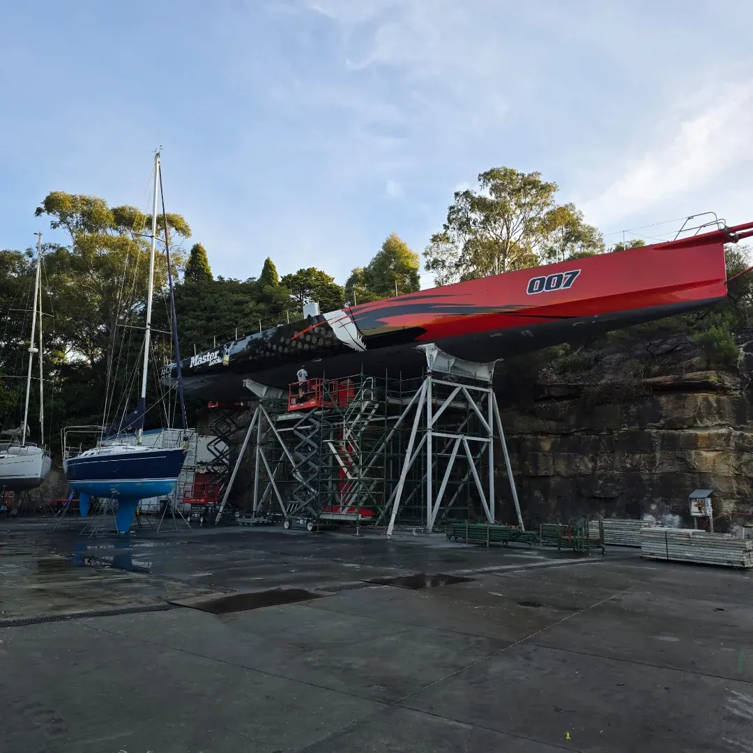 Comanche Racing Yacht — Sydney, NSW · Ahead of the Rolex Sydney to Hobart Yacht Race