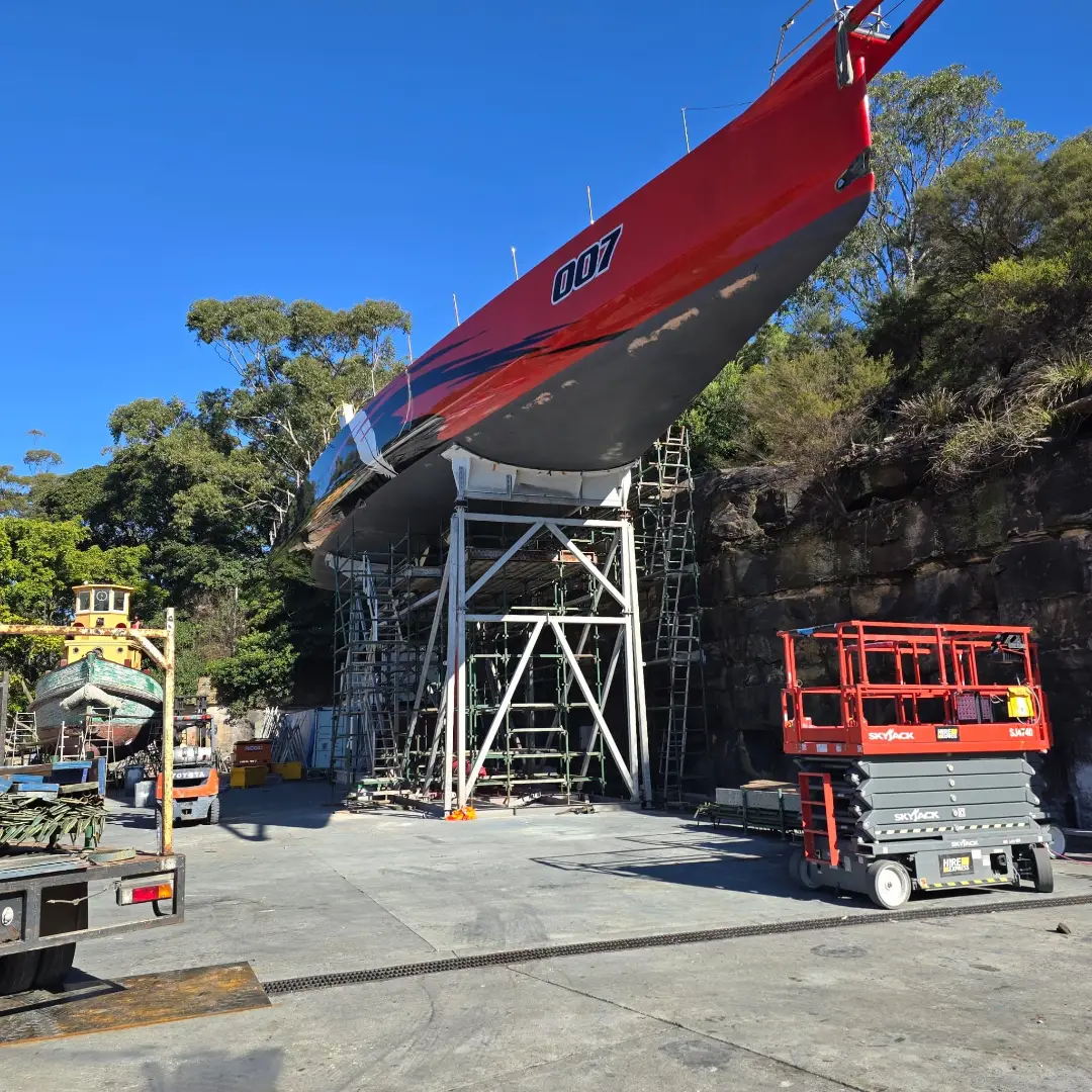 Comanche Racing Yacht — Sydney, NSW · Ahead of the Rolex Sydney to Hobart Yacht Race
