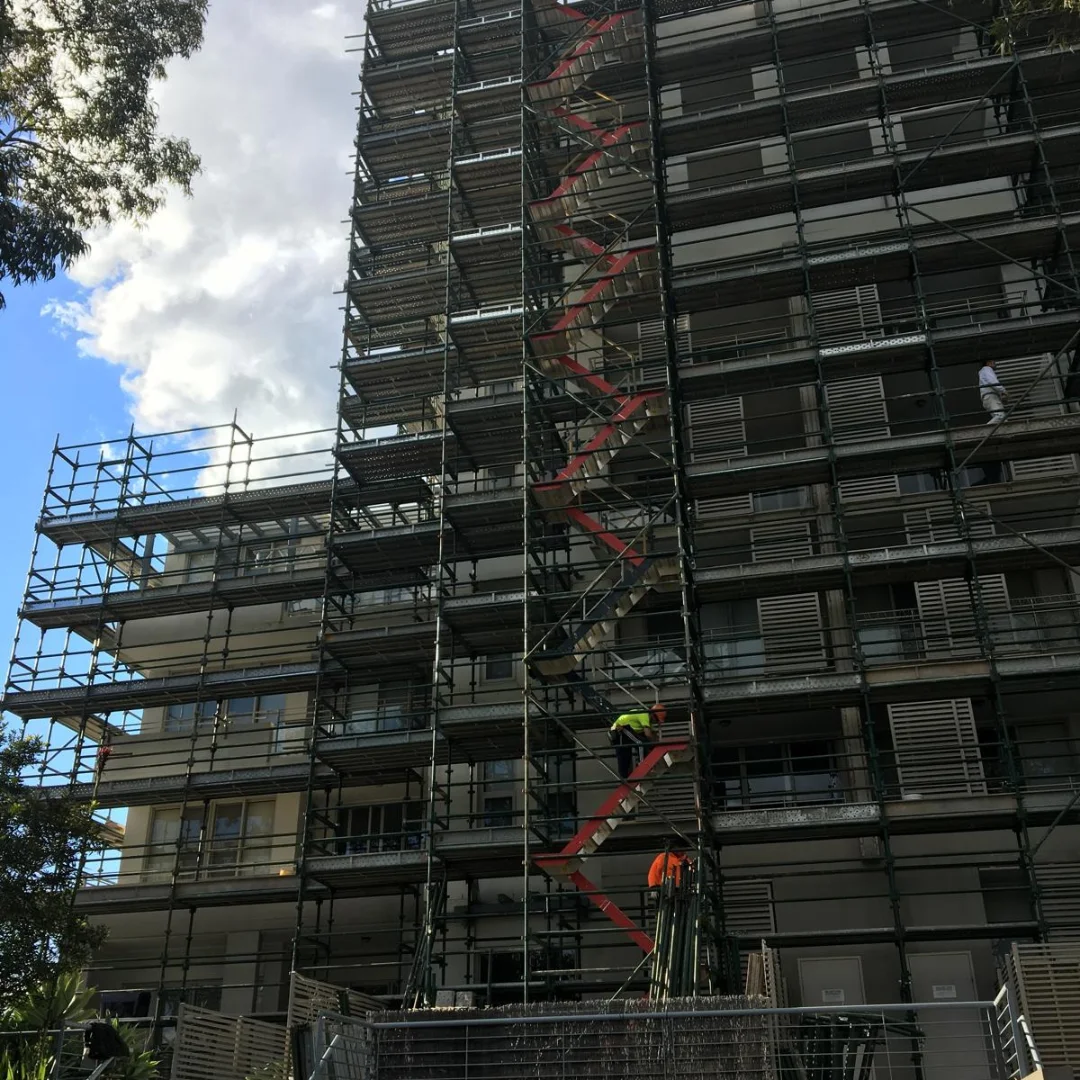 Homebush Bay, NSW — Multi-elevation site · Remedial & painting access