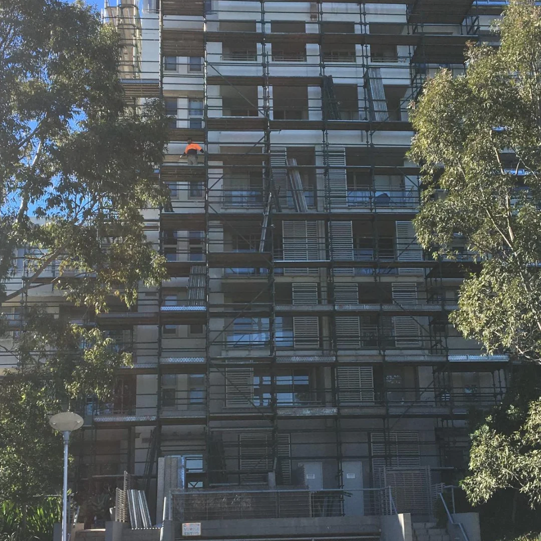 Homebush Bay, NSW — Multi-elevation site · Remedial & painting access