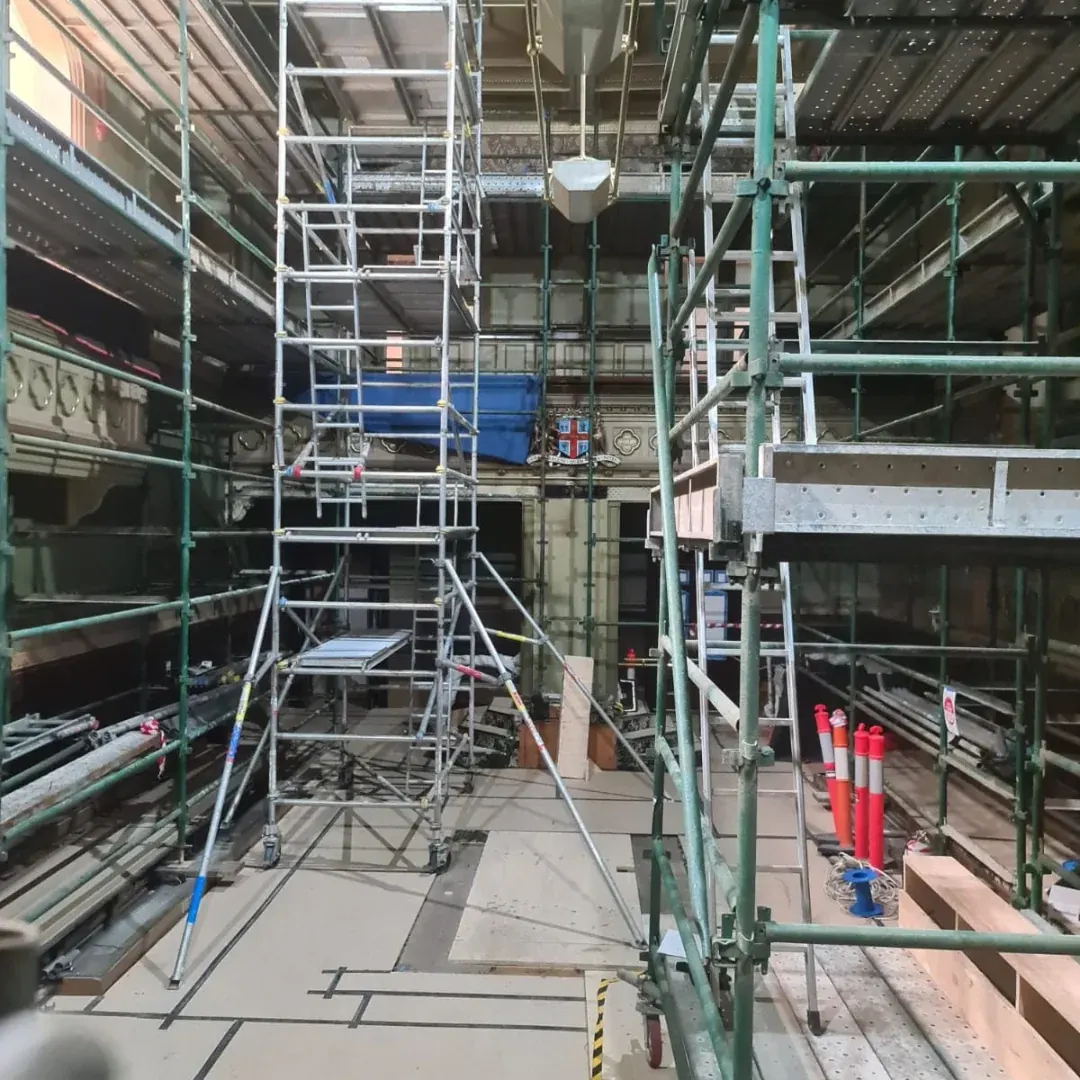 Shrink wrap encapsulation at NSW Parliament House, a heritage-listed government building