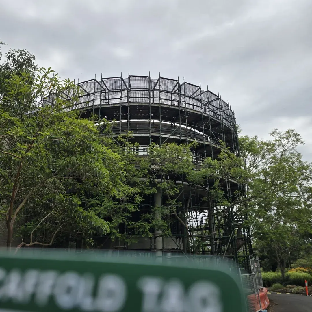 TAFE Ryde — "Engineered. Approved. Delivered." · Engineered scaffold package