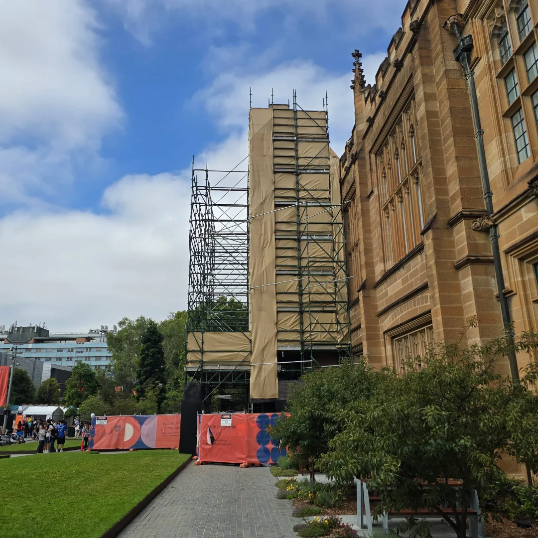 University of Sydney — Heritage Sandstone Restoration — Camperdown, Sydney · with Sydney Stone