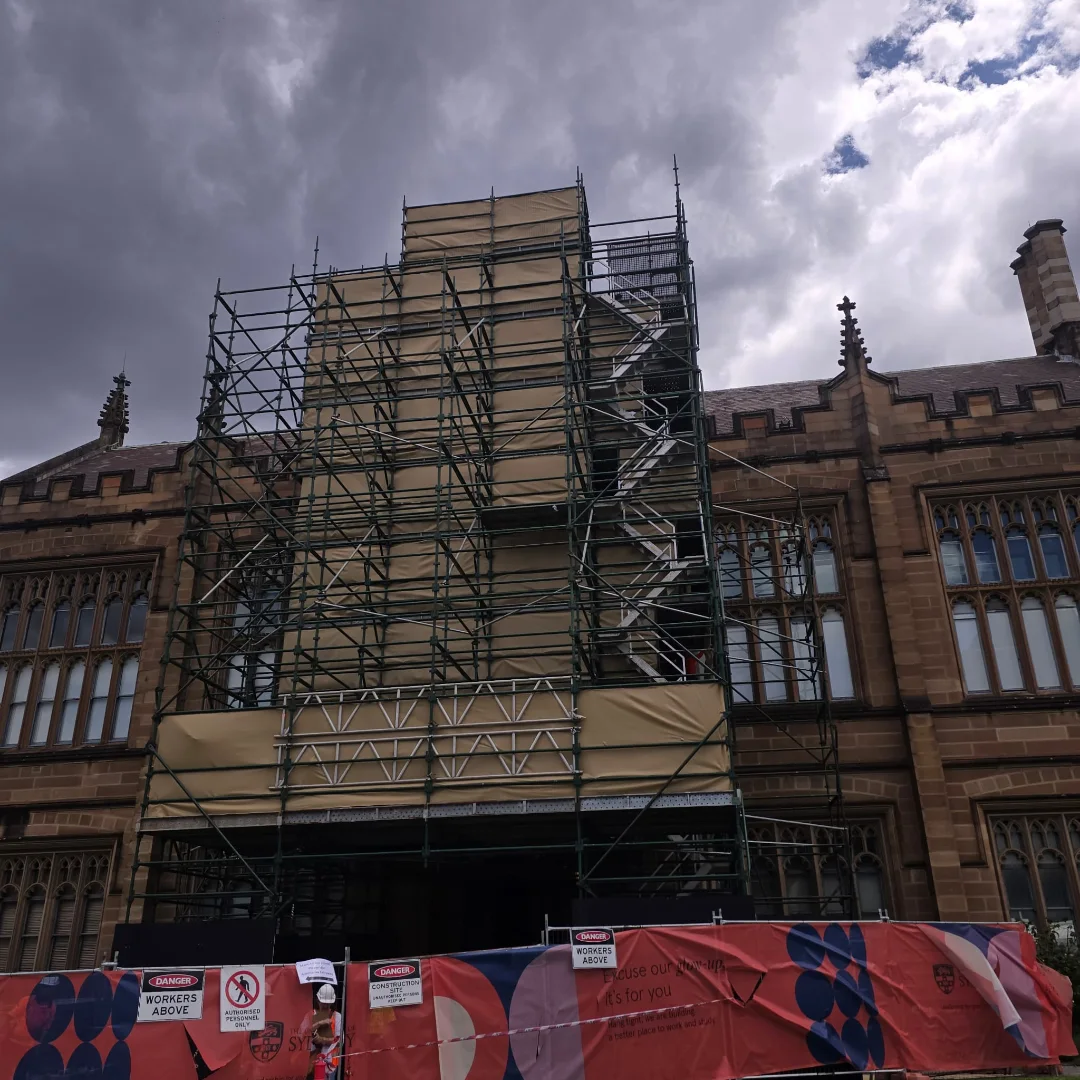 University of Sydney — Heritage Sandstone Restoration — Camperdown, Sydney · with Sydney Stone