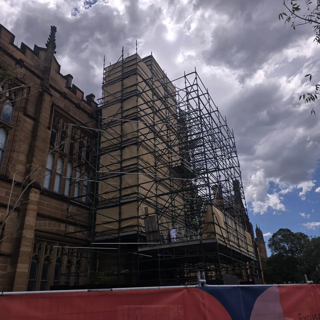 University of Sydney — Heritage Sandstone Restoration — Camperdown, Sydney · with Sydney Stone