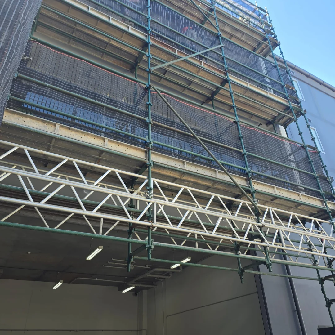 Remedial Access Project for Beta Built — Clinic and surrounding buildings