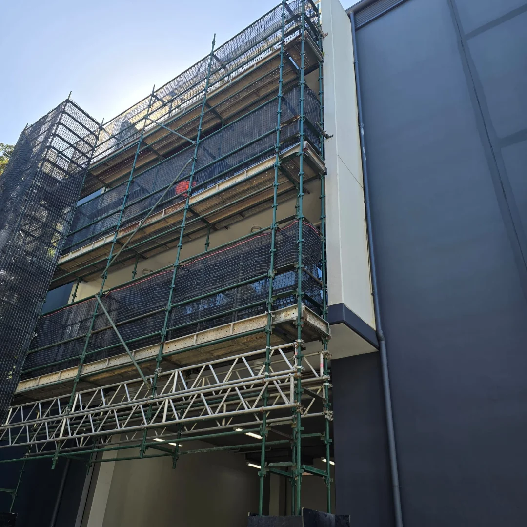 Remedial Access Project for Beta Built — Clinic and surrounding buildings