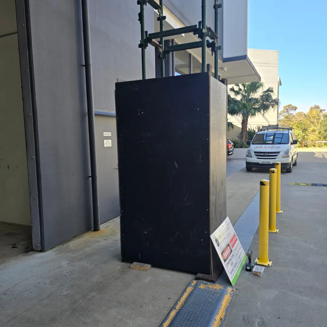 Remedial Access Project for Beta Built — Clinic and surrounding buildings